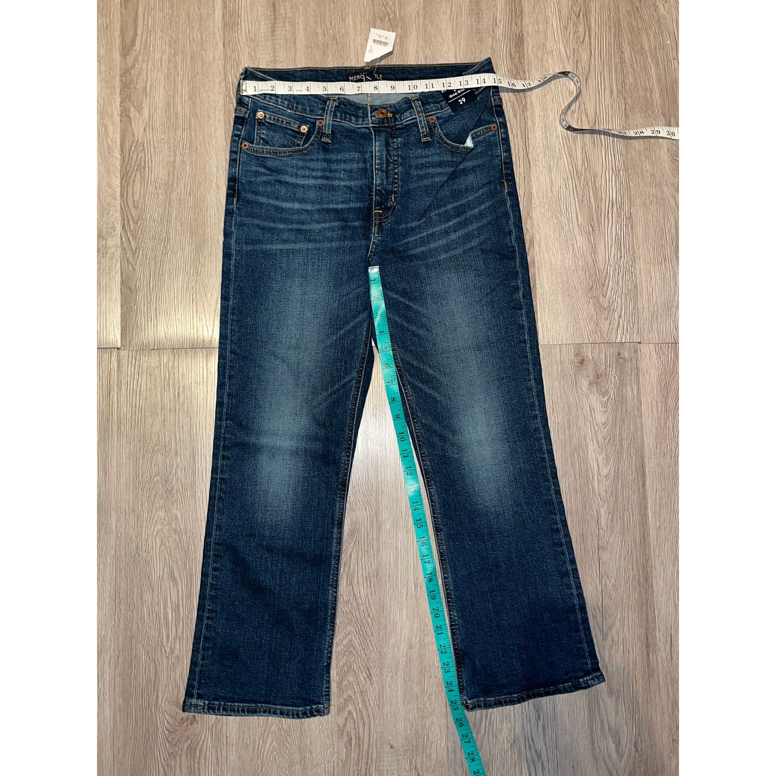 J.Crew J.Crew Mercantile- 9’ High Rise Jeans/ 29 / NWT Size 29" - 2 Thumbnail