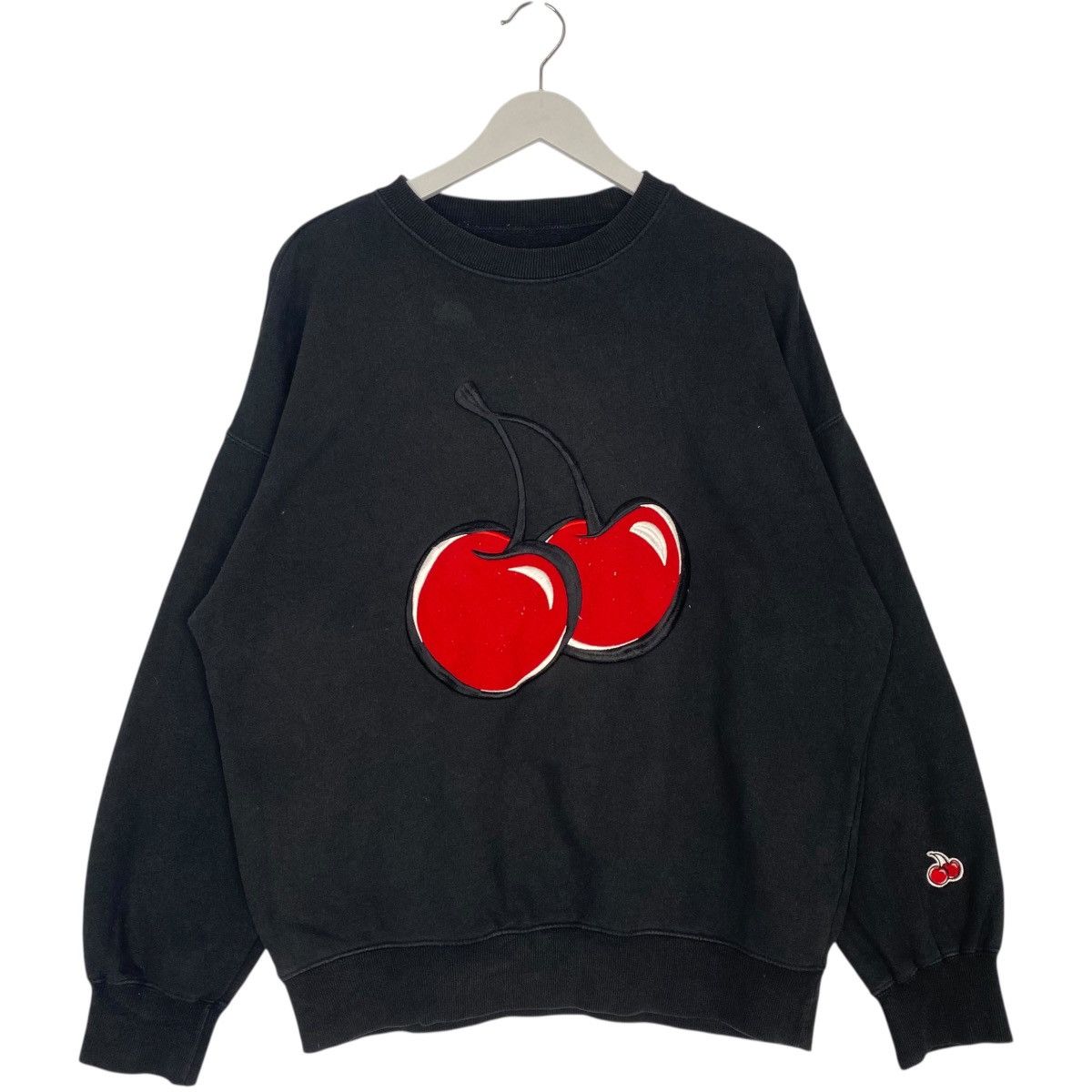 Vintage Vintage KIRSH Sweatshirt Crewneck Black Big Logo Size M Size US M / EU 48-50 / 2 - 1 Thumbnail
