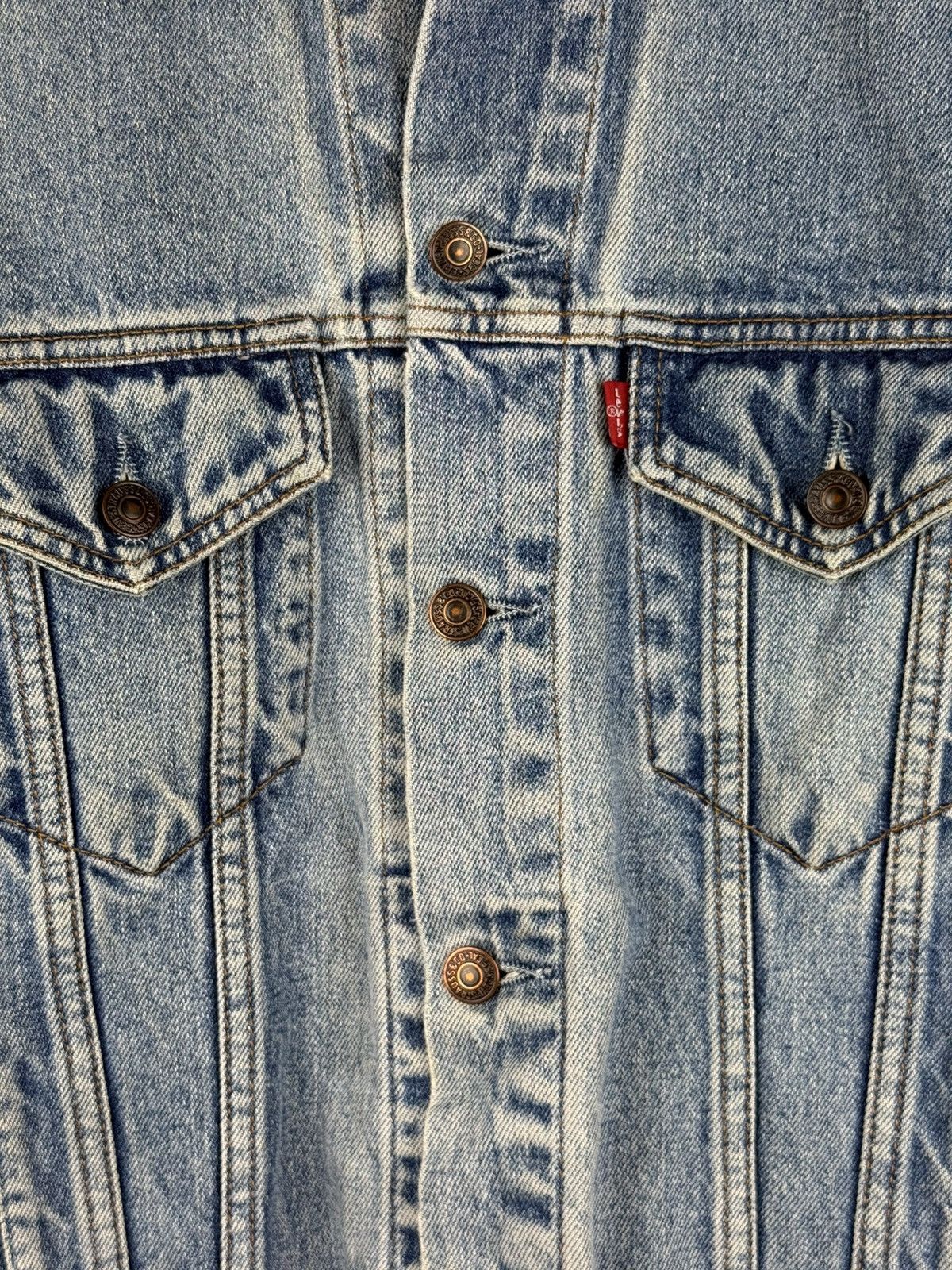 Levi's VTG 90s Levi’s Type 3 Light Blue Washed Denim Trucker Jacket Size US M / EU 48-50 / 2 - 7 Thumbnail