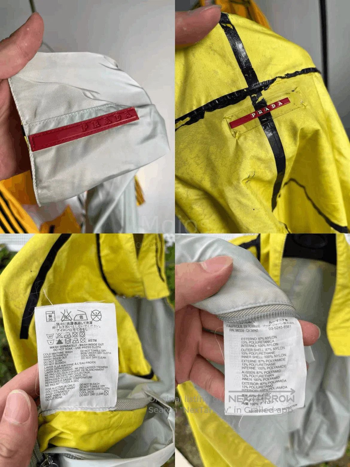 Prada Sz 52 Prada Vintage Red Label Double Side Sport Jacket. Size US L / EU 52-54 / 3 - 9 Thumbnail