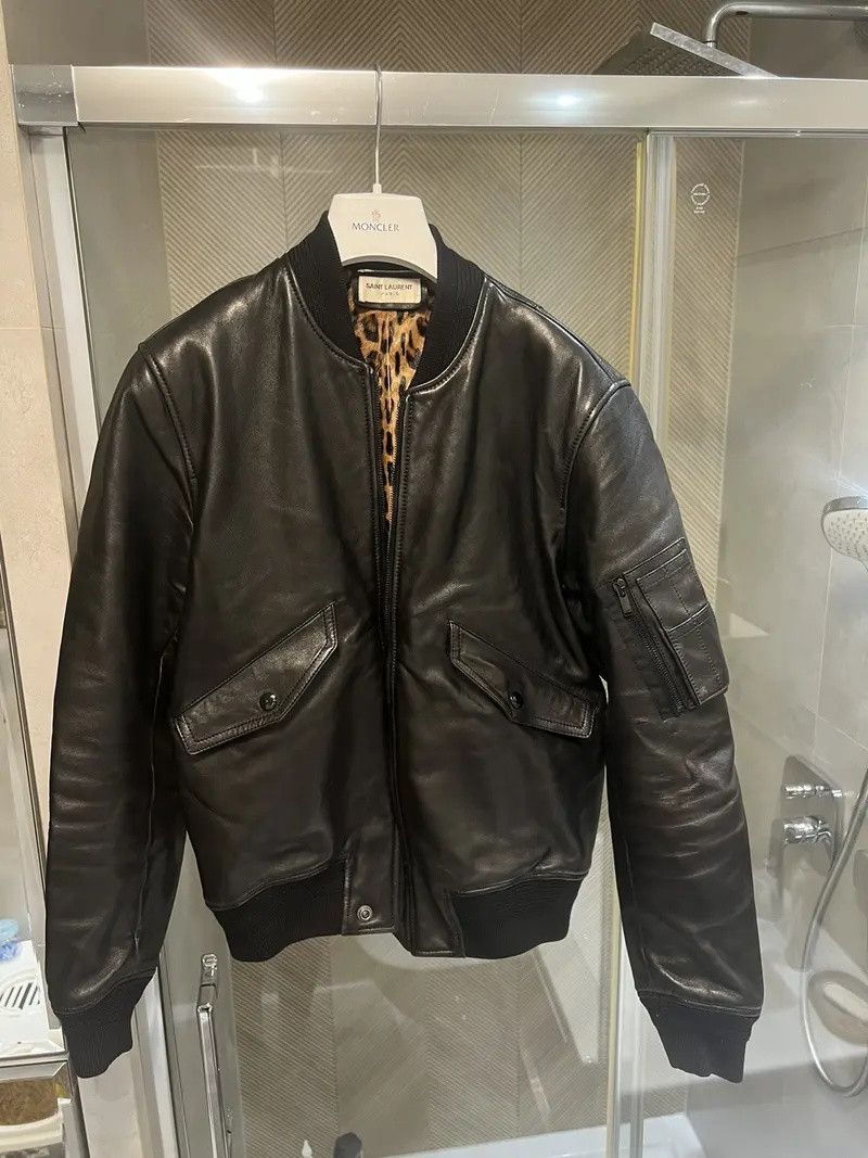 Saint Laurent Paris Saint Laurent Paris Leather Jacket Size US S / EU 44-46 / 1 - 1 Thumbnail