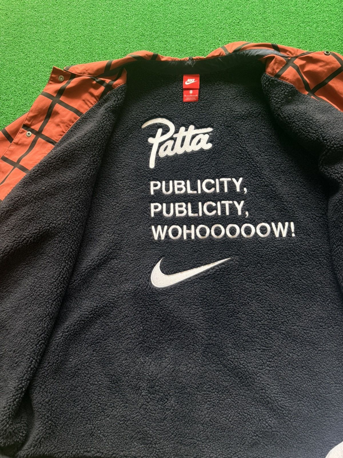 Nike × Patta x patta reverse coaches plaid print jacket Size US XL / EU 56 / 4 - 5 Thumbnail