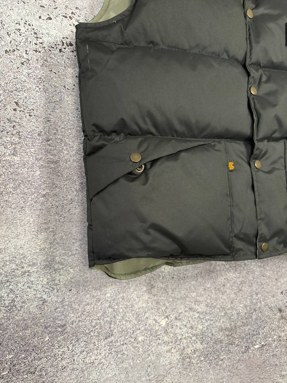 Alpha Industries × Vintage RARE Alpha Industries Down Puffer Vests USA Small Size US S / EU 44-46 / 1 - 7 Thumbnail