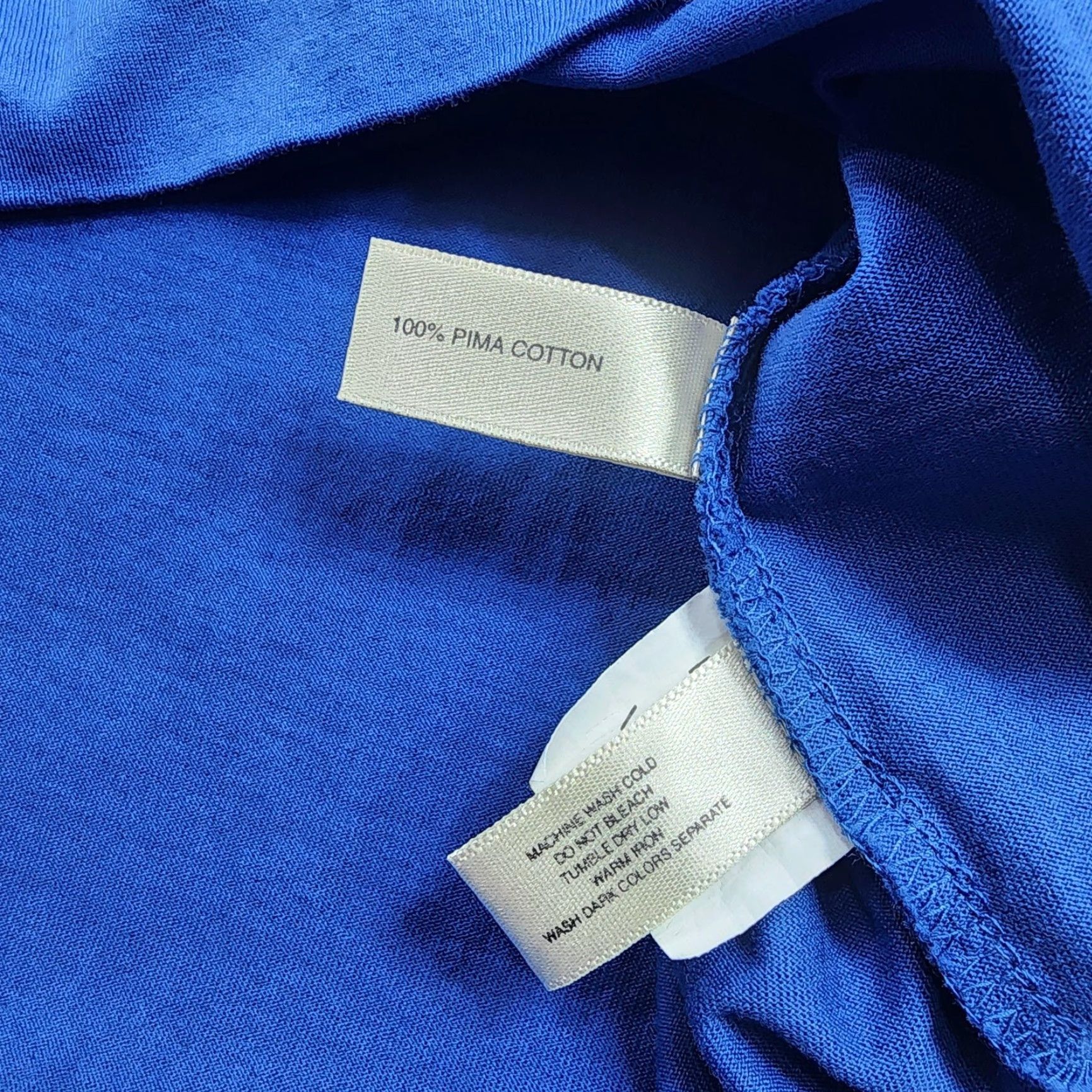 Cutter & Buck Cutter & Buck Corvette Polo Shirt Mens 2XL Blue Embroidered Logo Pima Cotton Size US XXL / EU 58 / 5 - 6 Thumbnail
