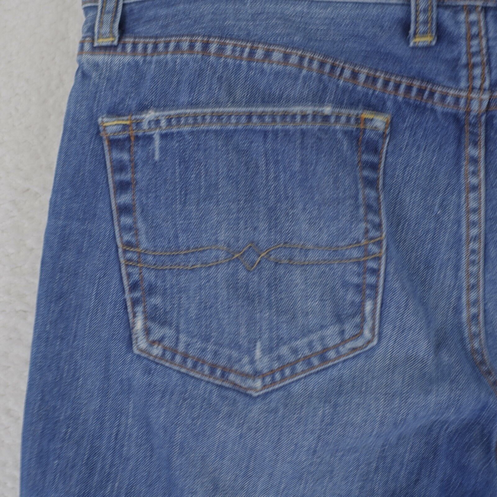 Lucky Brand Lucky Brand 329 Classic Straight Blue Denim Jeans 35/32 Ston Size US 35 - 8 Thumbnail