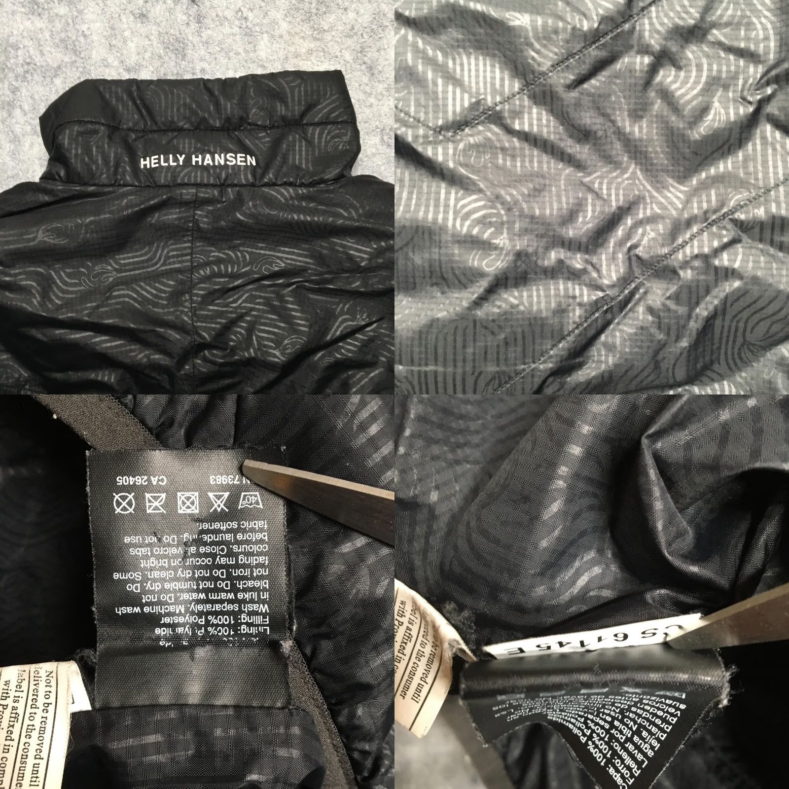 Helly Hansen Helly Hansen Jacket Womens XL Black Quilted Insulated Full Zip Reflective Hiking Size XL / US 12-14 / IT 48-50 - 8 Thumbnail