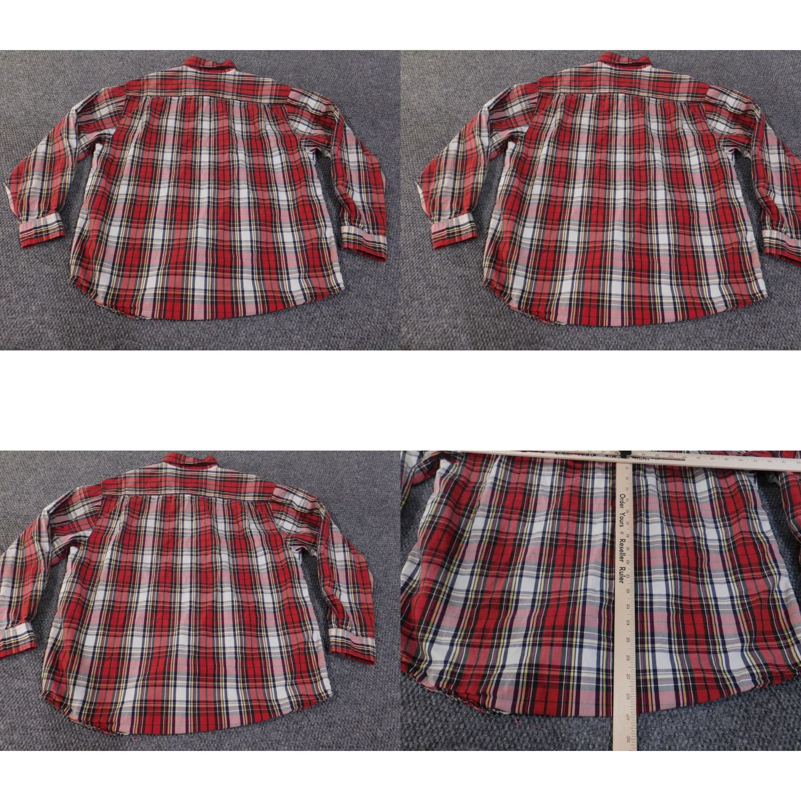 Disney Disney Mickey Mouse Shirt Mens Large Button-Up Red Embroidered Collared Vintage Button-Down Cotton Shirt Size US L / EU 52-54 / 3 - 8 Thumbnail
