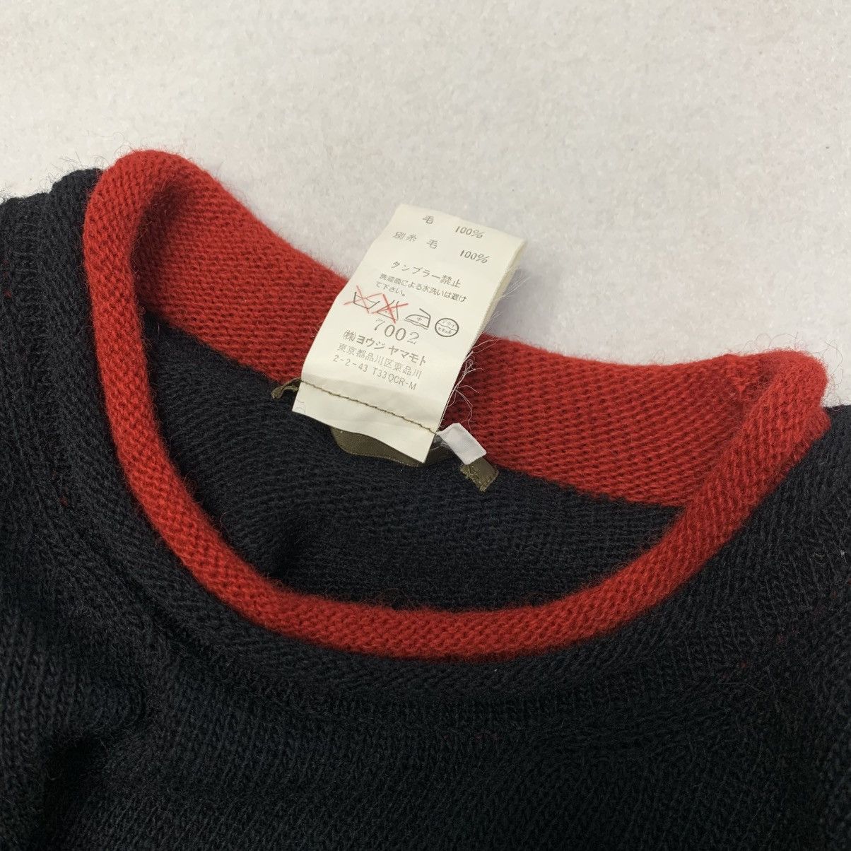 Y's for Men 1990s Y's For Men (Yohji Yamamoto) Layered Cuff Knit Sweater Size US L / EU 52-54 / 3 - 5 Thumbnail
