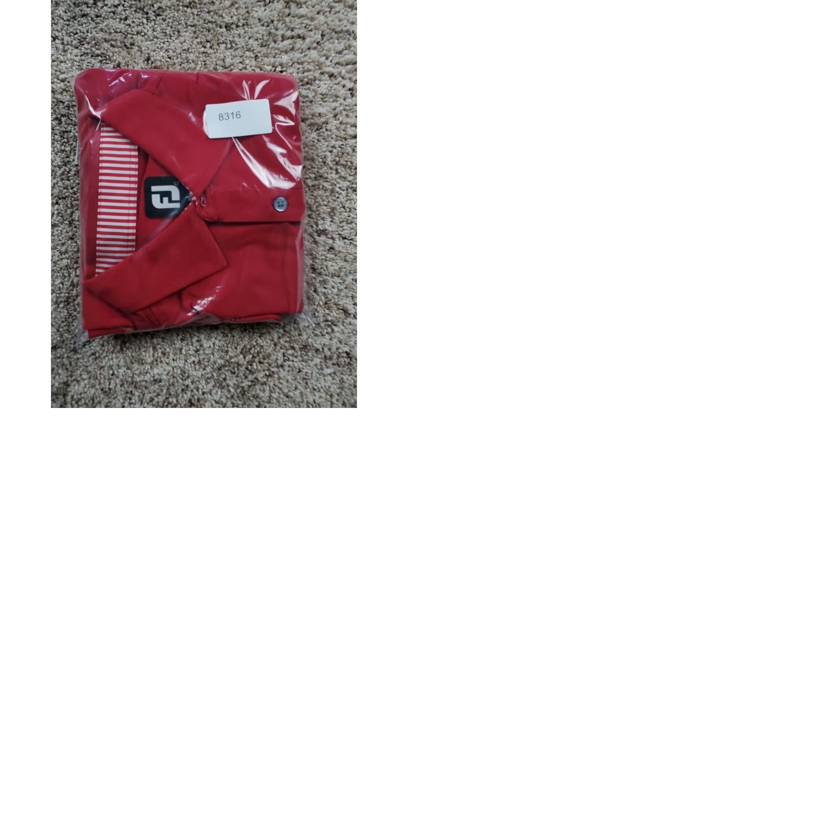 Footjoy FootJoy Polo Shirt L Mens Red Short Sleeve Stretch Golf Size US L / EU 52-54 / 3 - 9 Thumbnail