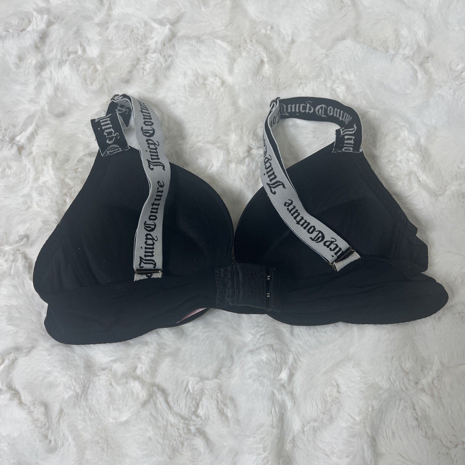 Juicy Couture Juicy Couture Women Underwire Black Push Up Bra Size 34B Size ONE SIZE - 3 Thumbnail