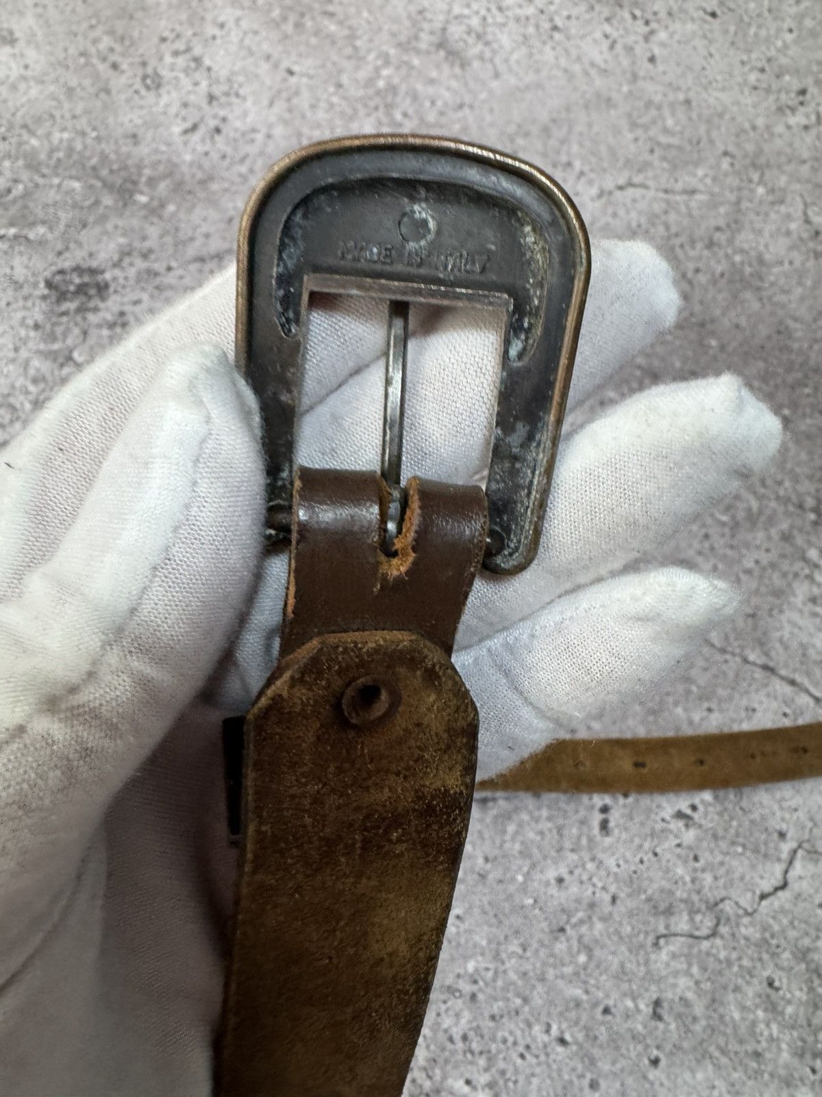 Japanese Brand × Vintage Giorgio Armani Belt Vintage Size ONE SIZE - 6 Thumbnail