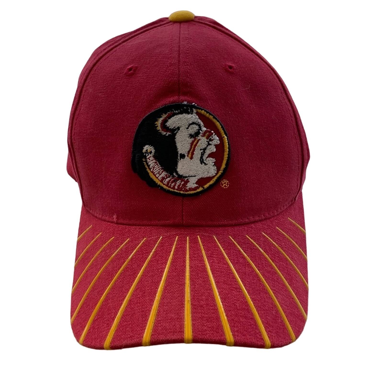 Starter VINTAGE STARTER FSU FLORIDA STATE SEMINOLES HAT SHARK TOOTH Size ONE SIZE - 1 Thumbnail