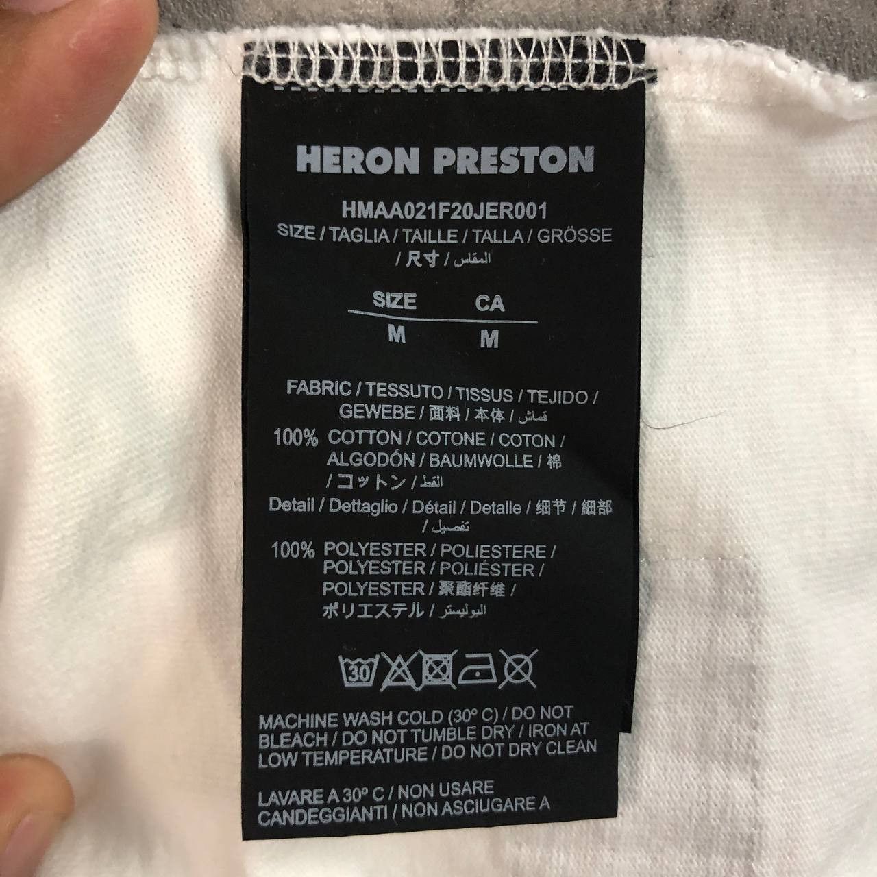 Heron Preston Heron Preston "CTИЛЬ" Mock Neck T-Shirt. Size US XXL / EU 58 / 5 - 8 Thumbnail