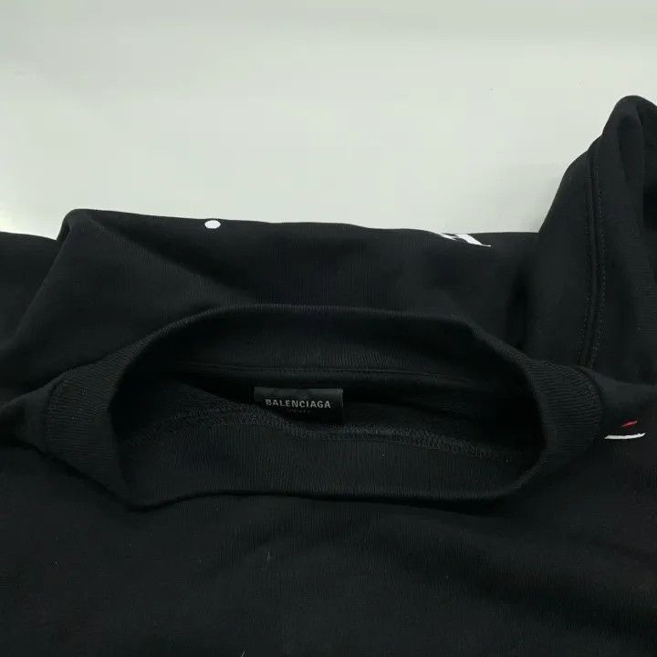 Balenciaga Balenciaga Balenciaga Logo Embroidered Long Sleeve Sweatsh Size US XS / EU 42 / 0 - 3 Thumbnail