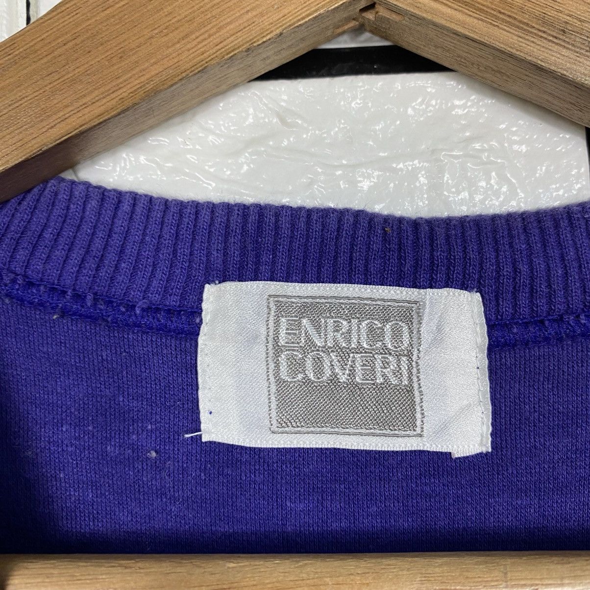 Enrico Coveri 📌Vintage Sweatshirt Crewneck Enrico Coveri Embroidery Size US L / EU 52-54 / 3 - 14 Thumbnail