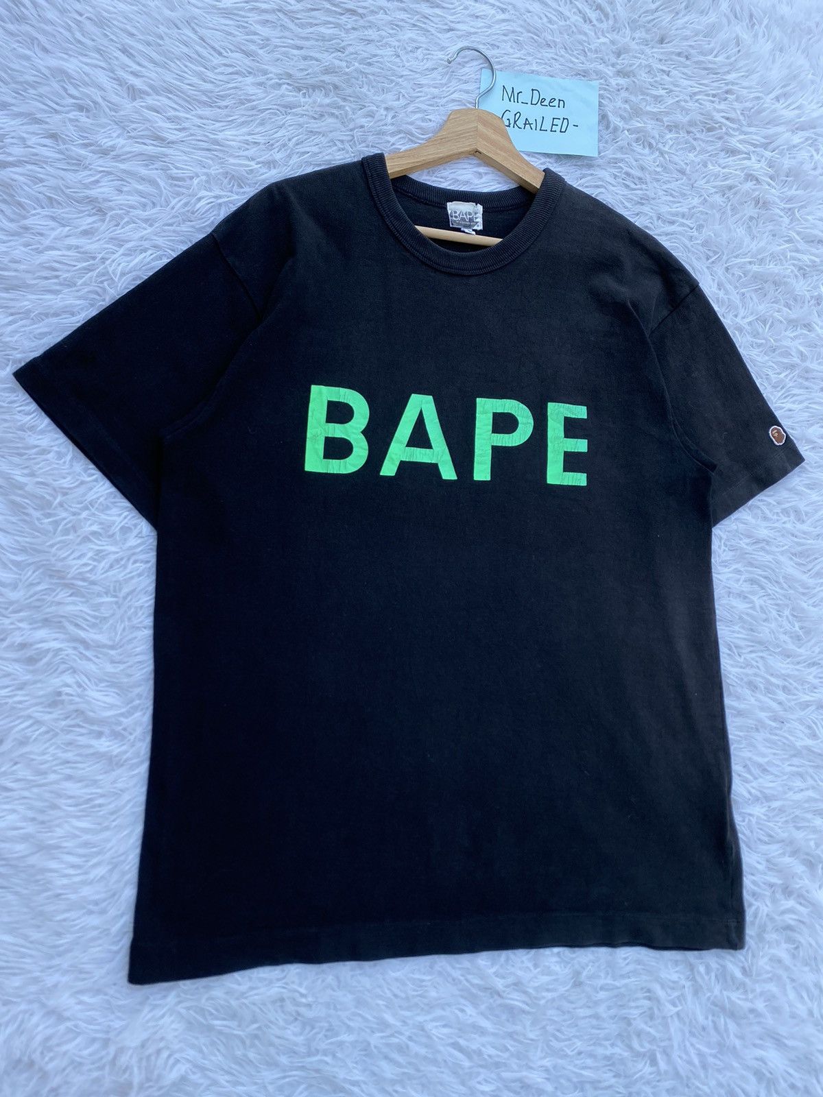 Bape Rare BAPE Spellout Tshirt Size US L / EU 52-54 / 3 - 2 Thumbnail