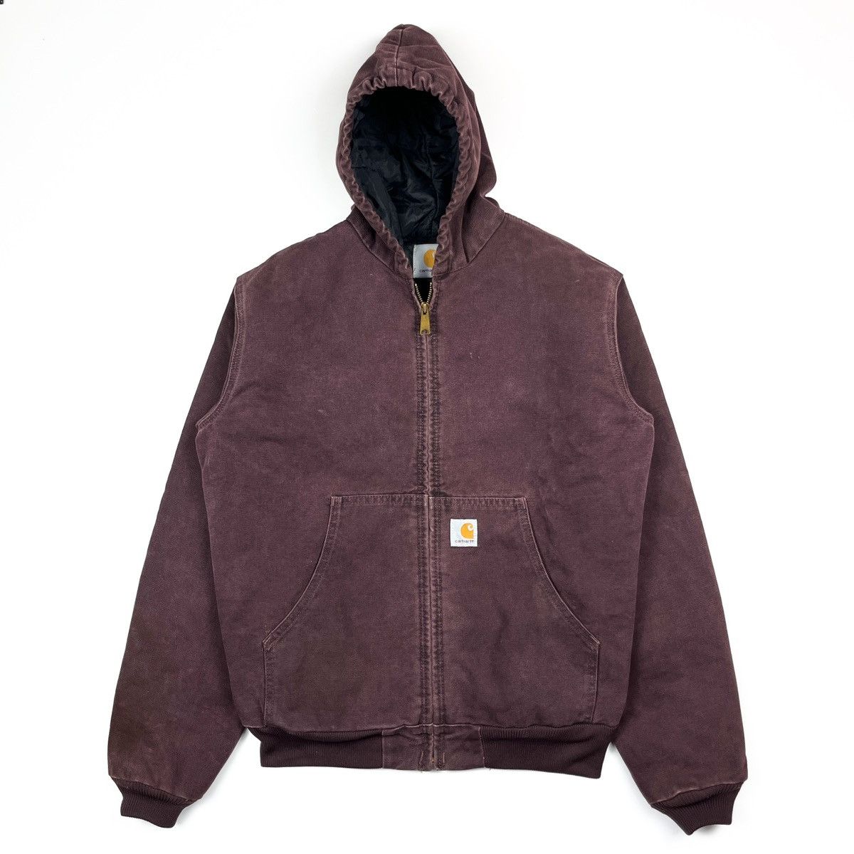 Rare Vintage Carhartt Active J06 BRG Burgundy Jacket - Heavy Coats