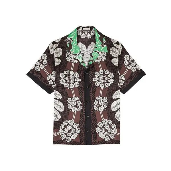 Valentino o1y0525 Patterned Shirt in Multicolor Size US M / EU 48-50 / 2 - 1 Thumbnail