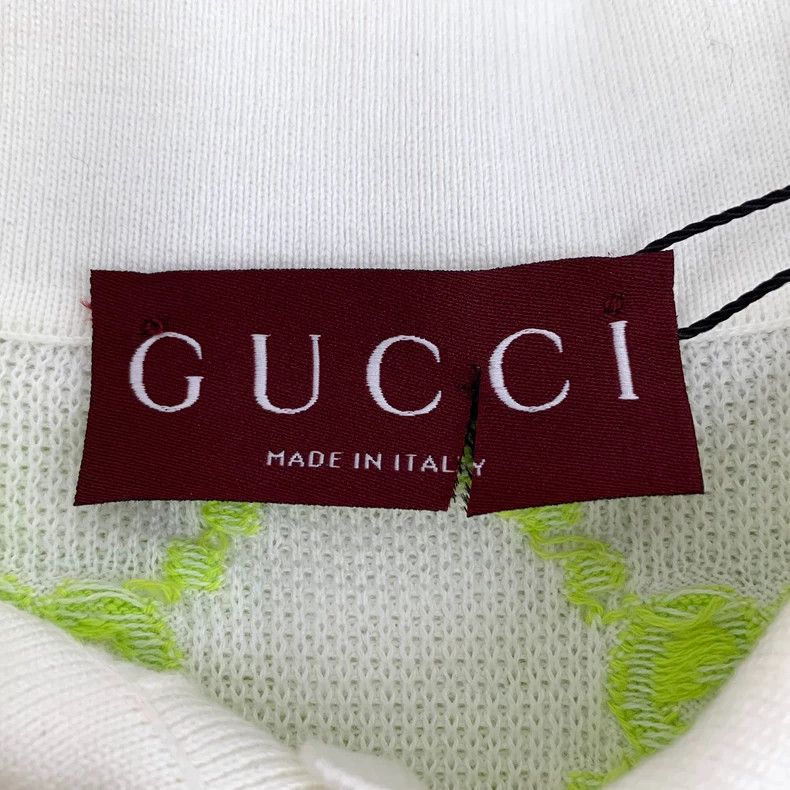 Gucci Gucci 24 color-blocked logo inlaid full-print cotton lapel Size M / US 6-8 / IT 42-44 - 6 Thumbnail