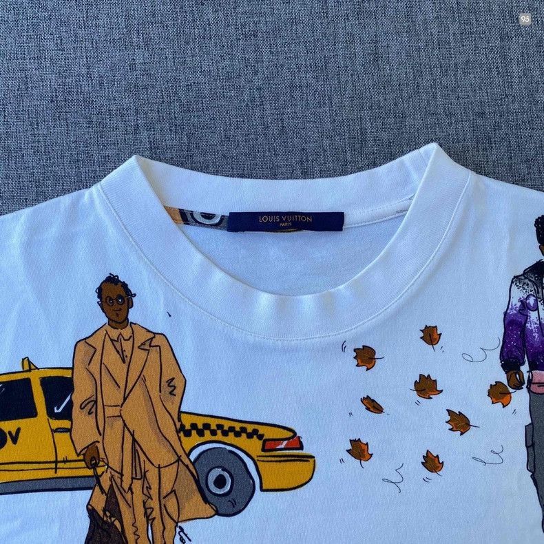 Louis Vuitton LV Patterned Short Sleeve TShirt Size XS-2506 Size US XS / EU 42 / 0 - 3 Thumbnail