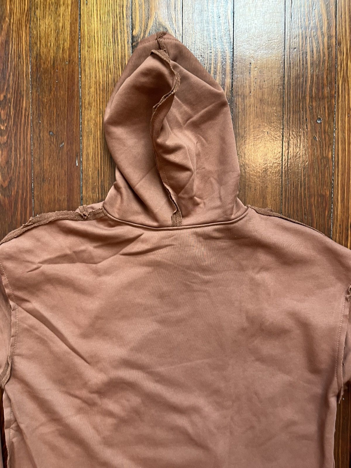 Other Brown Reconstructed Loose Fit Gold Zipper Long Sleeve Hoodie Size US L / EU 52-54 / 3 - 6 Thumbnail
