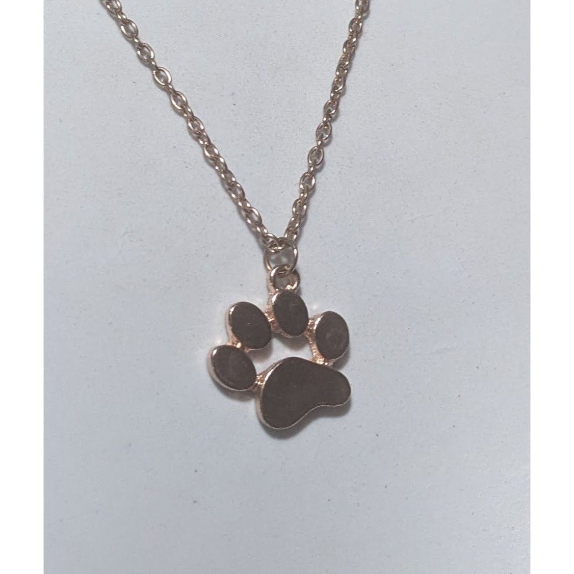 Other Simple Rose Gold Dog Paw Pendant Necklace Size ONE SIZE - 6 Thumbnail