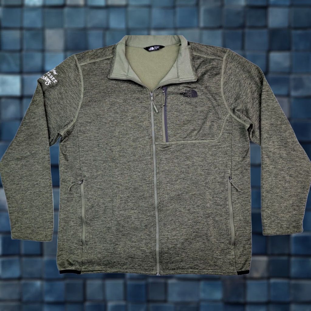 The North Face The North Face Fleece Jacket Men XL Green Embroidered Full Zip Size US XL / EU 56 / 4 - 1 Thumbnail