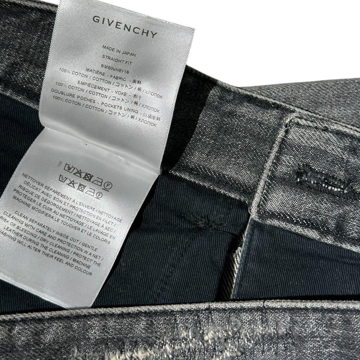 Givenchy $3,500 Boro distressed runway denim Size US 34 / EU 50 - 4 Thumbnail