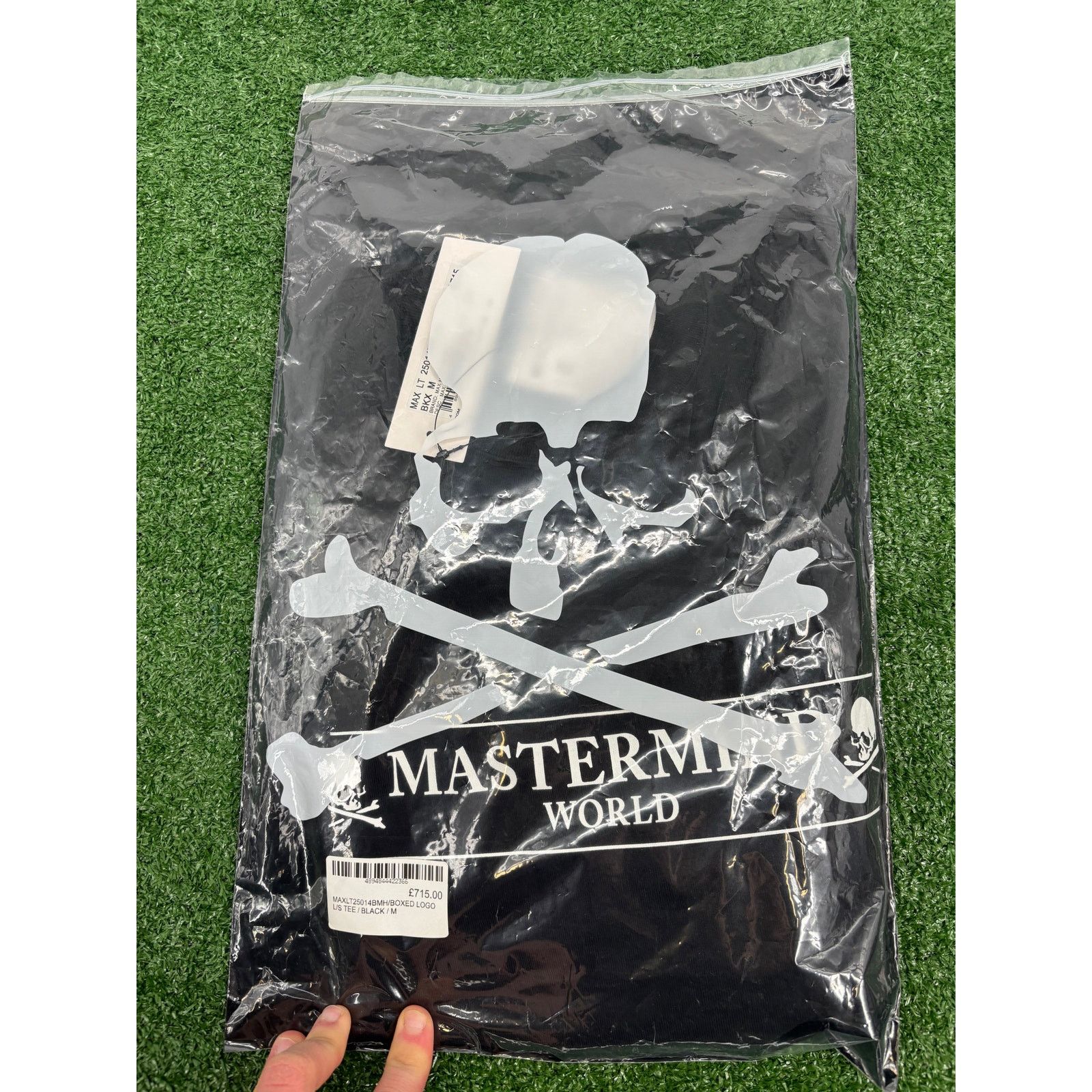 Mastermind Japan Mastermind World Boxed Logo L/S Black Shirt Size Medium Size M / US 6-8 / IT 42-44 - 8 Thumbnail