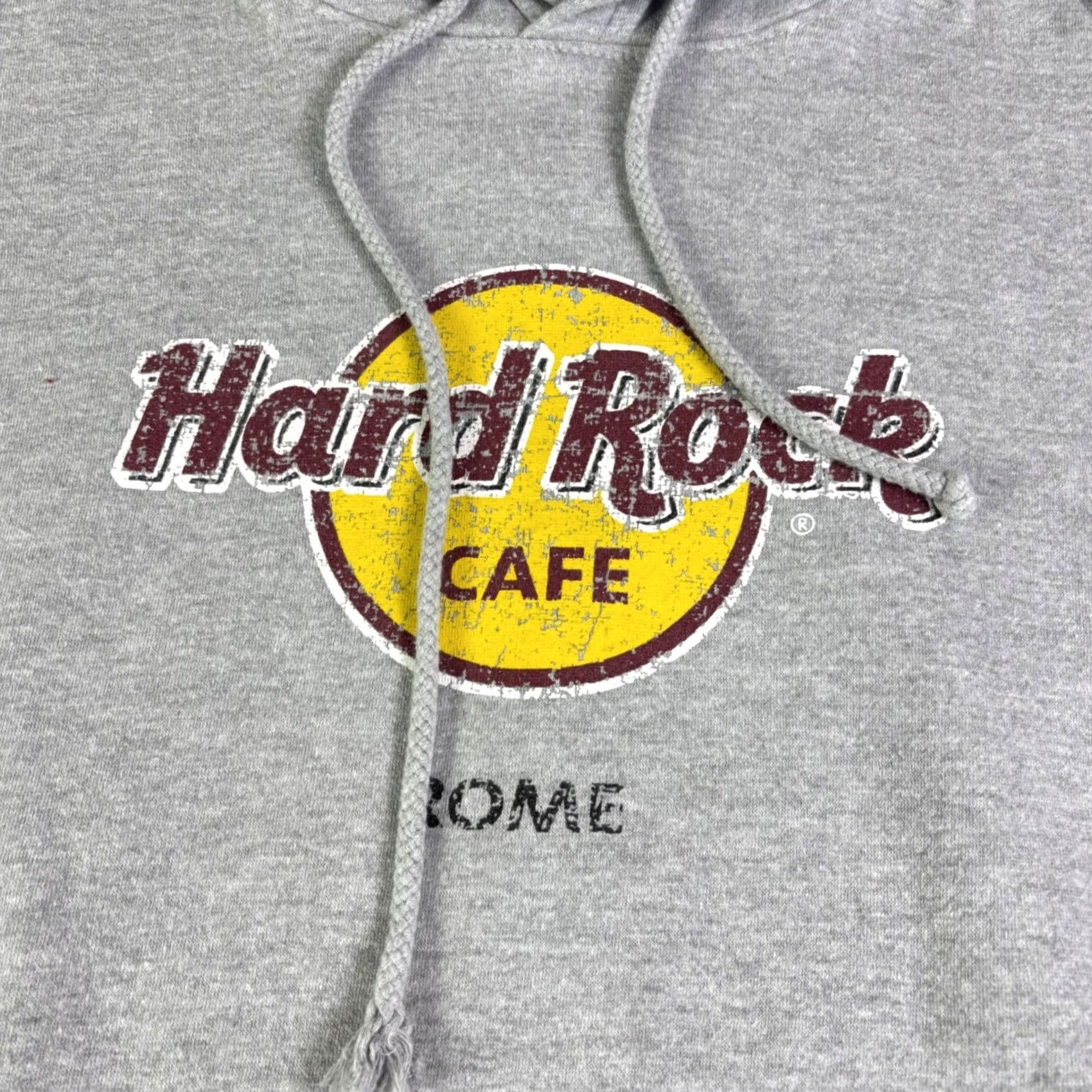 Hard Rock Cafe Hard Rock Cafe Hoodie Mens Large Gray Graphic Pullover Sweatshirt Vintage Hoodie Pullover Graphic Print Logo Angel 90s Basketball Mens L Gray Size US L / EU 52-54 / 3 - 6 Thumbnail