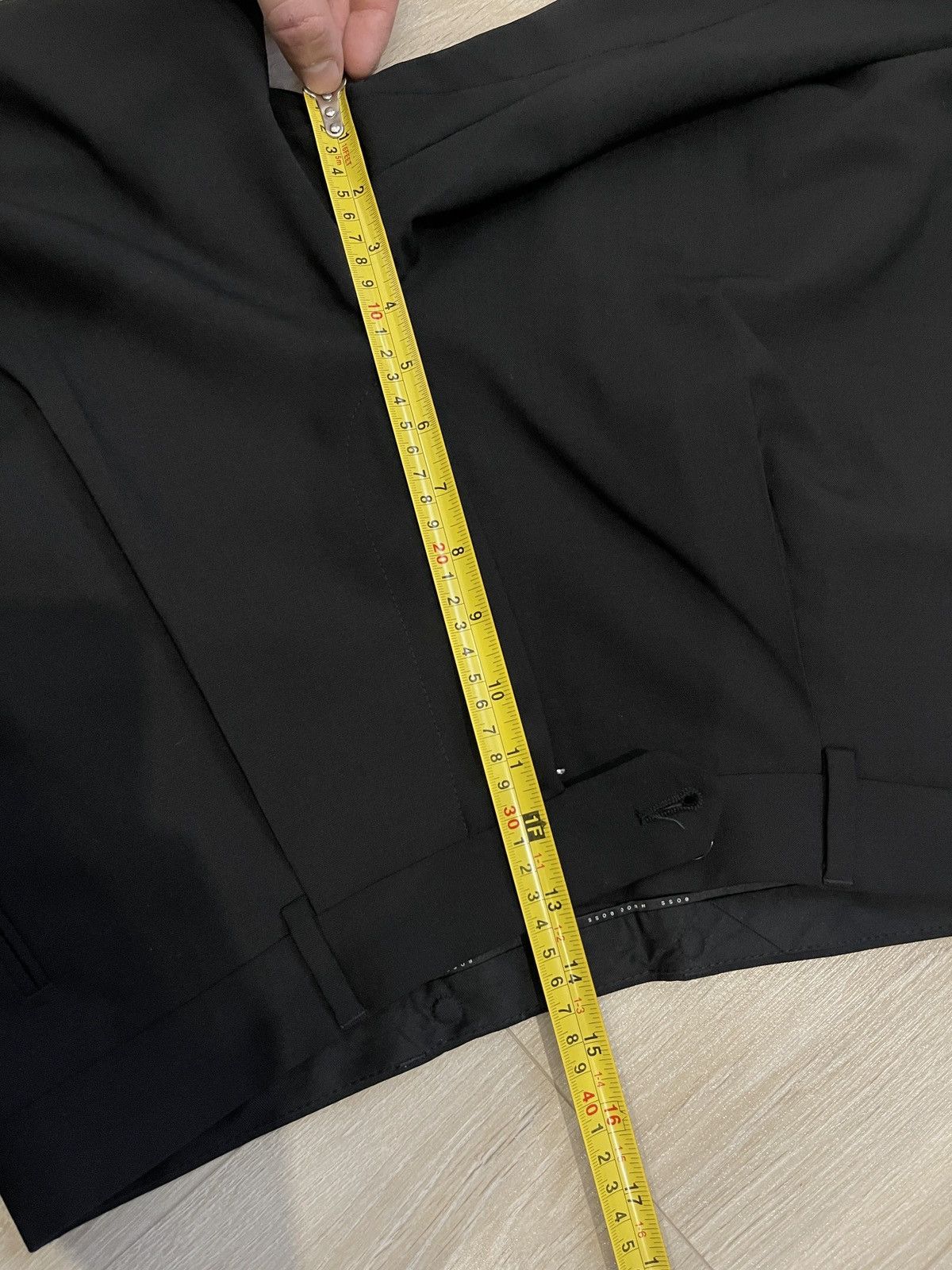 Hugo Boss Vintage classic hugo boss trousers black pants Size 38R - 13 Thumbnail