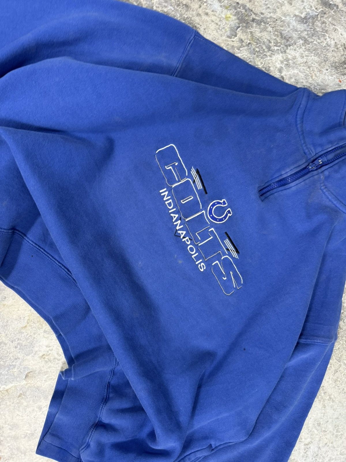 NCAA × Vintage Vintage Indianapolis Colts Quarterzip Size US XL / EU 56 / 4 - 3 Thumbnail