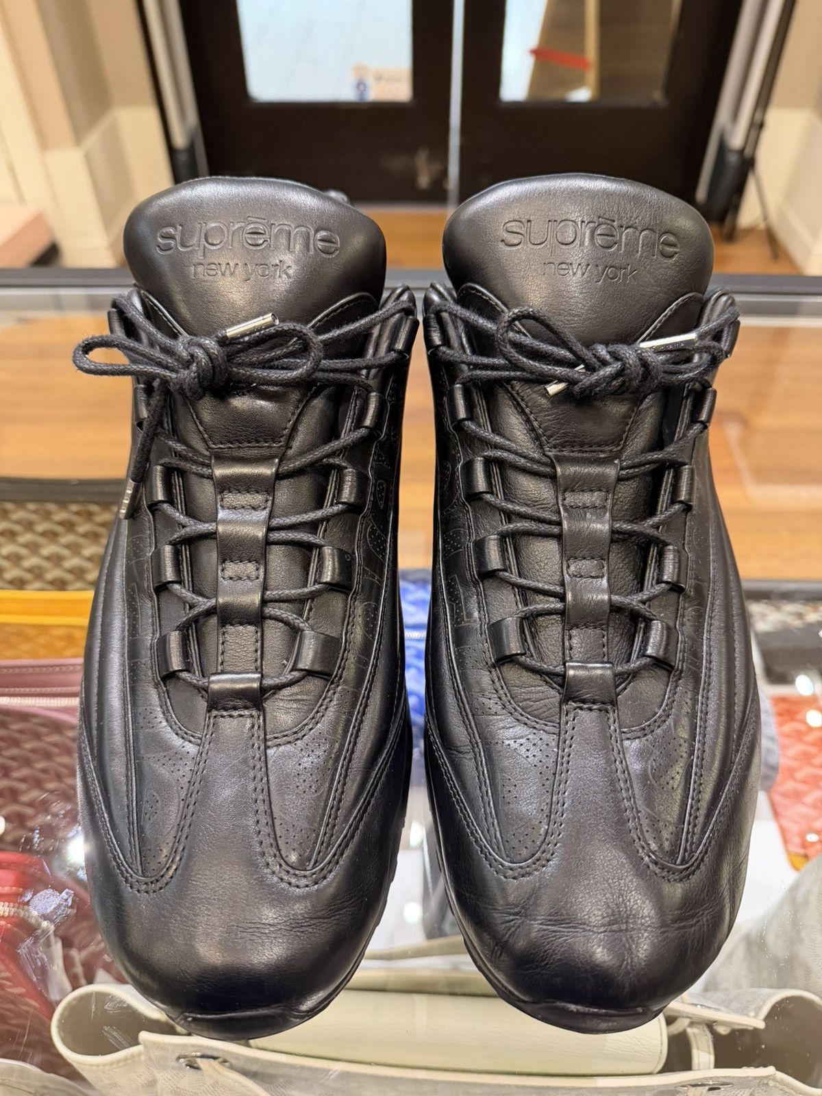 Nike × Supreme Nike Air Max 95 Lux ‘Supreme Triple Black’ Size US 12 / EU 45 - 6 Thumbnail