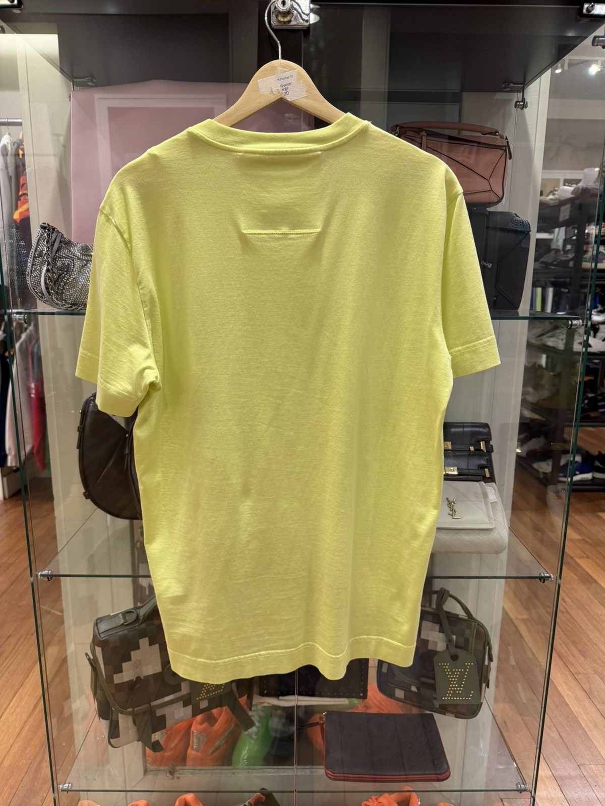 Givenchy Givenchy Spellout Tee - Neon Green Size US M / EU 48-50 / 2 - 2 Thumbnail