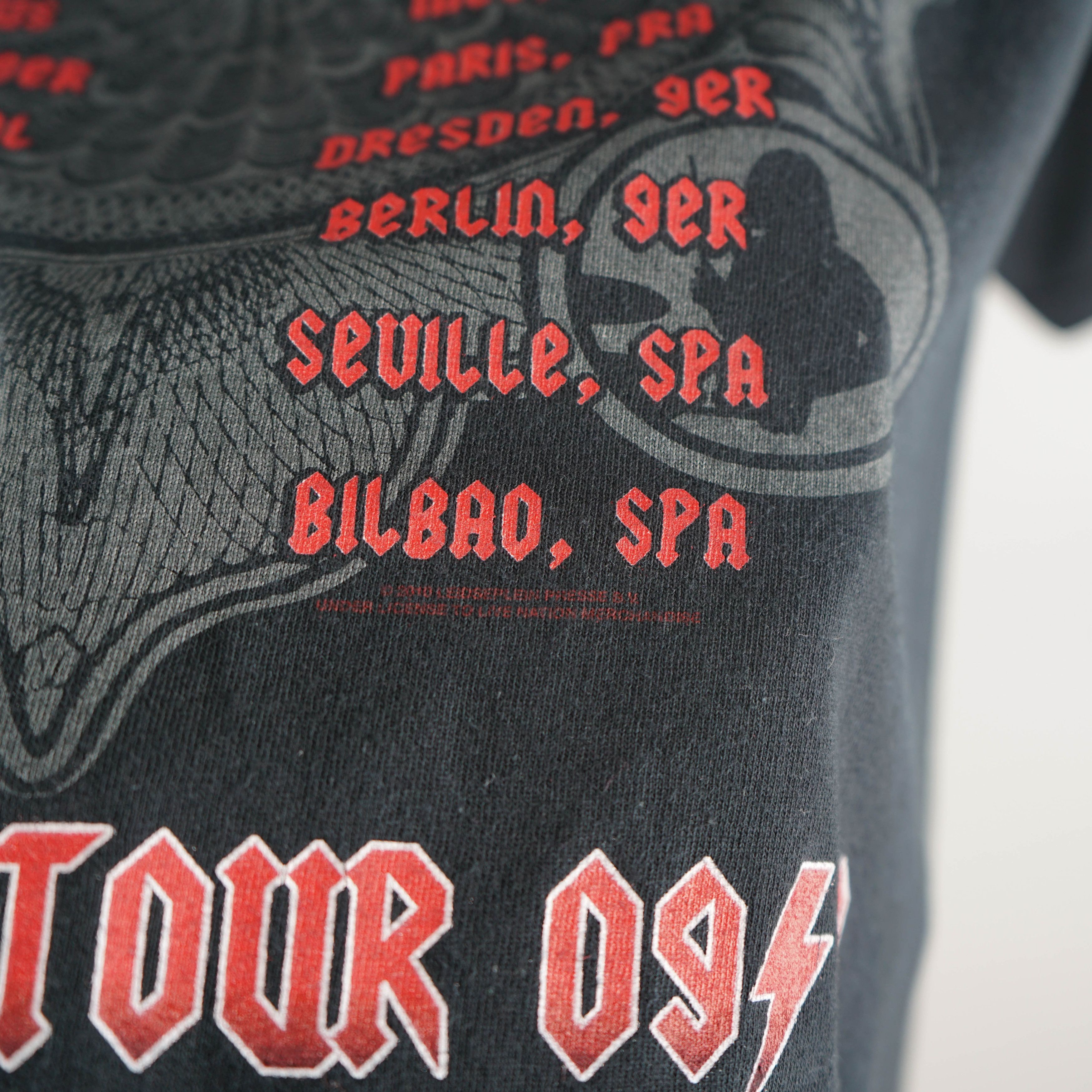 Band Tees × Vintage Vintage 2010 ACDC Tour T-Shirt Black Ice Size US XL / EU 56 / 4 - 7 Thumbnail