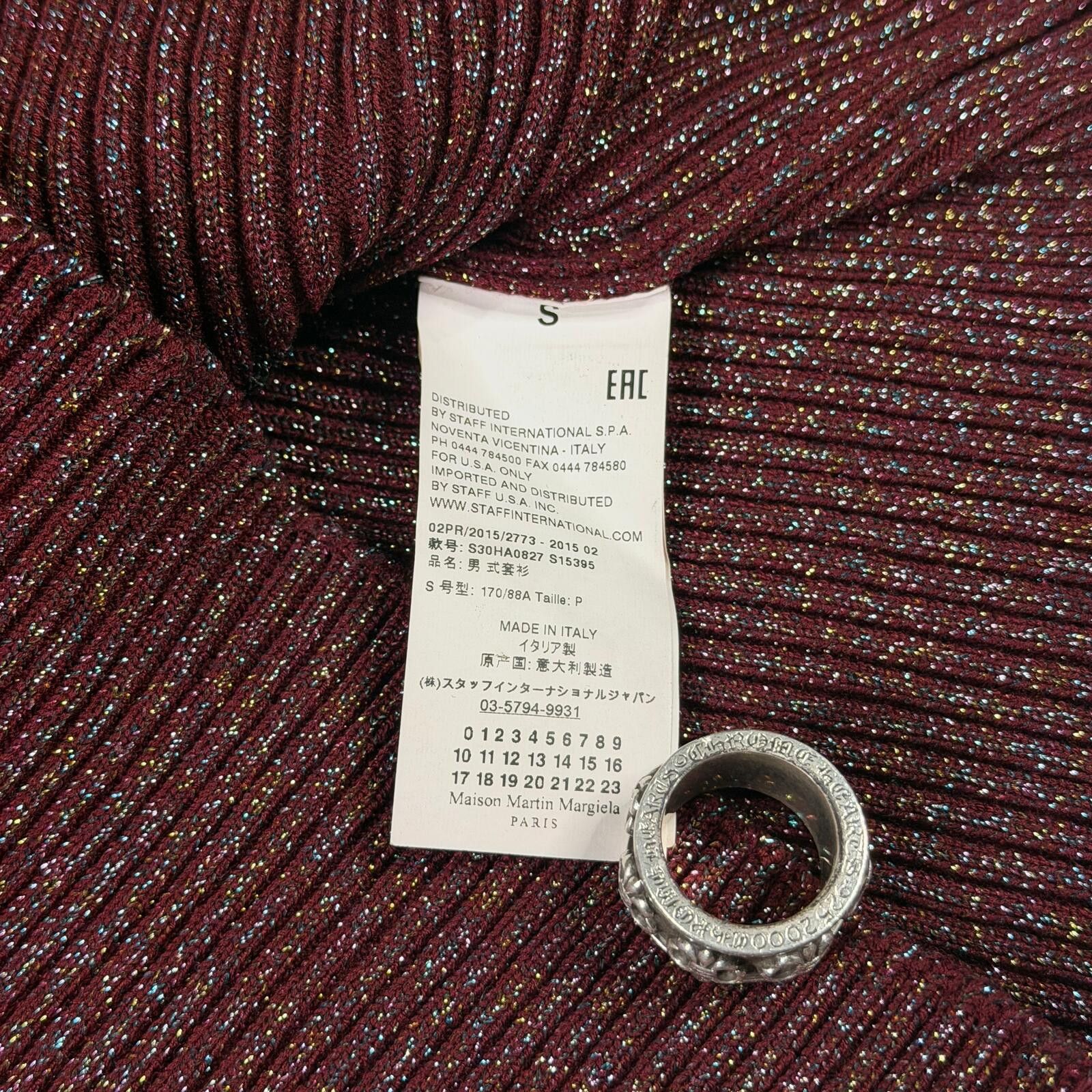 Maison Margiela Maison Margiela Metallic Knit Sweater Vest Size US S / EU 44-46 / 1 - 6 Thumbnail