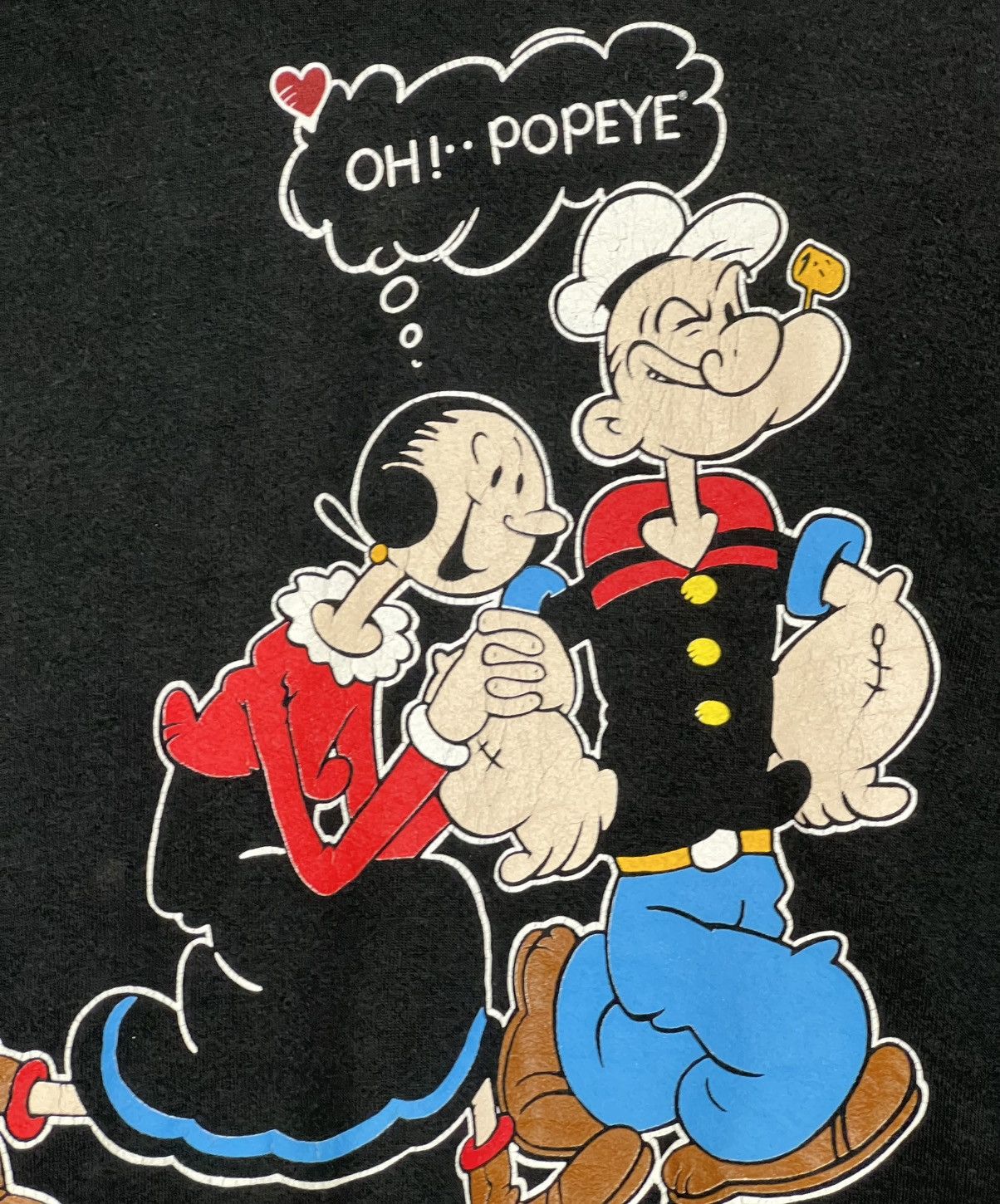 Cartoon Network Vintage Distressed Popeye 1994 Sweatshirt Size US L / EU 52-54 / 3 - 5 Thumbnail