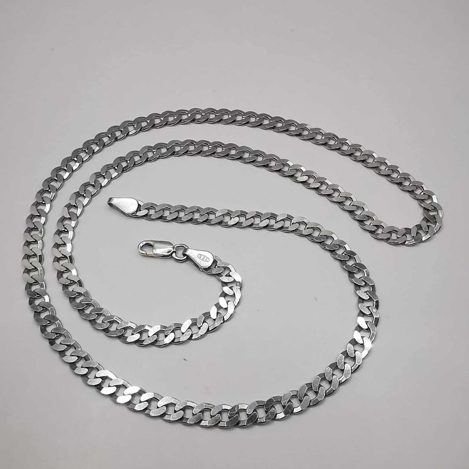Sterling Silver Vintage Jewelry Chain,925 Sterling Silver,Signed 18,19g Size ONE SIZE - 1 Thumbnail