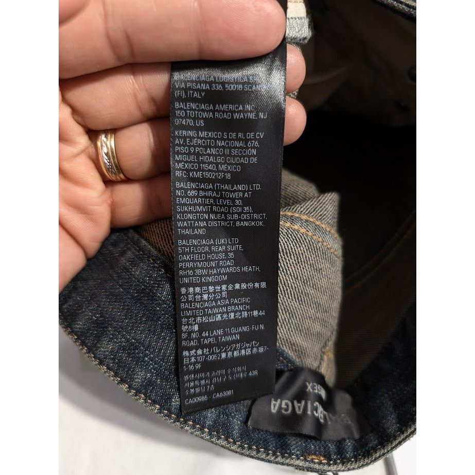 Balenciaga o1rshd1 (Fits XS) Denim Shorts in Light Blue Size US 30 / EU 46 - 19 Thumbnail