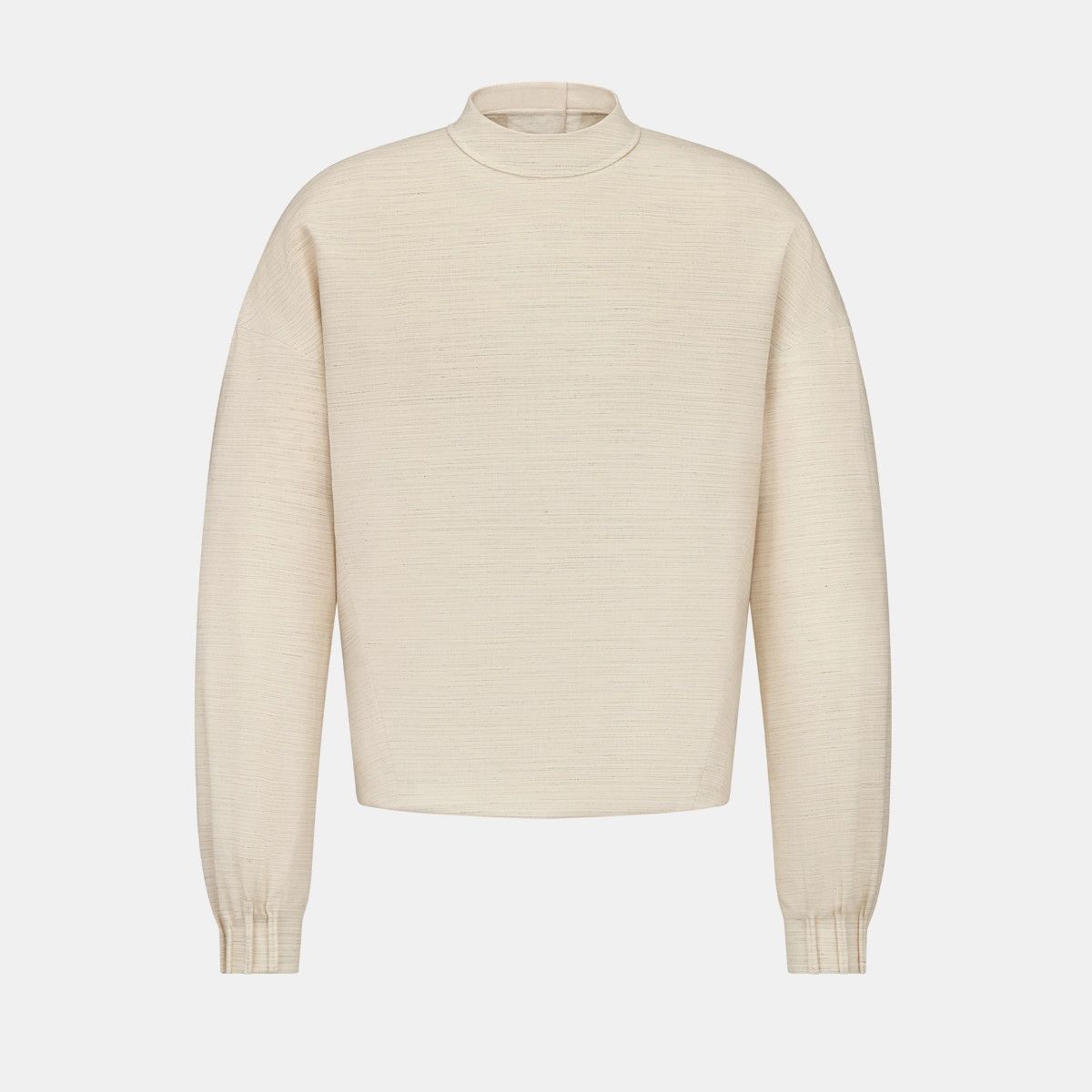 o1bcso1str1224 Stand Collar Top in Off White