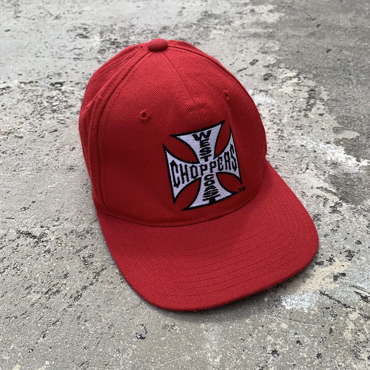 Vintage × West Coast Choppers Vintage West Coast Choppers Hat Cap Red 90s Paul Walker y2k Size ONE SIZE - 1 Thumbnail