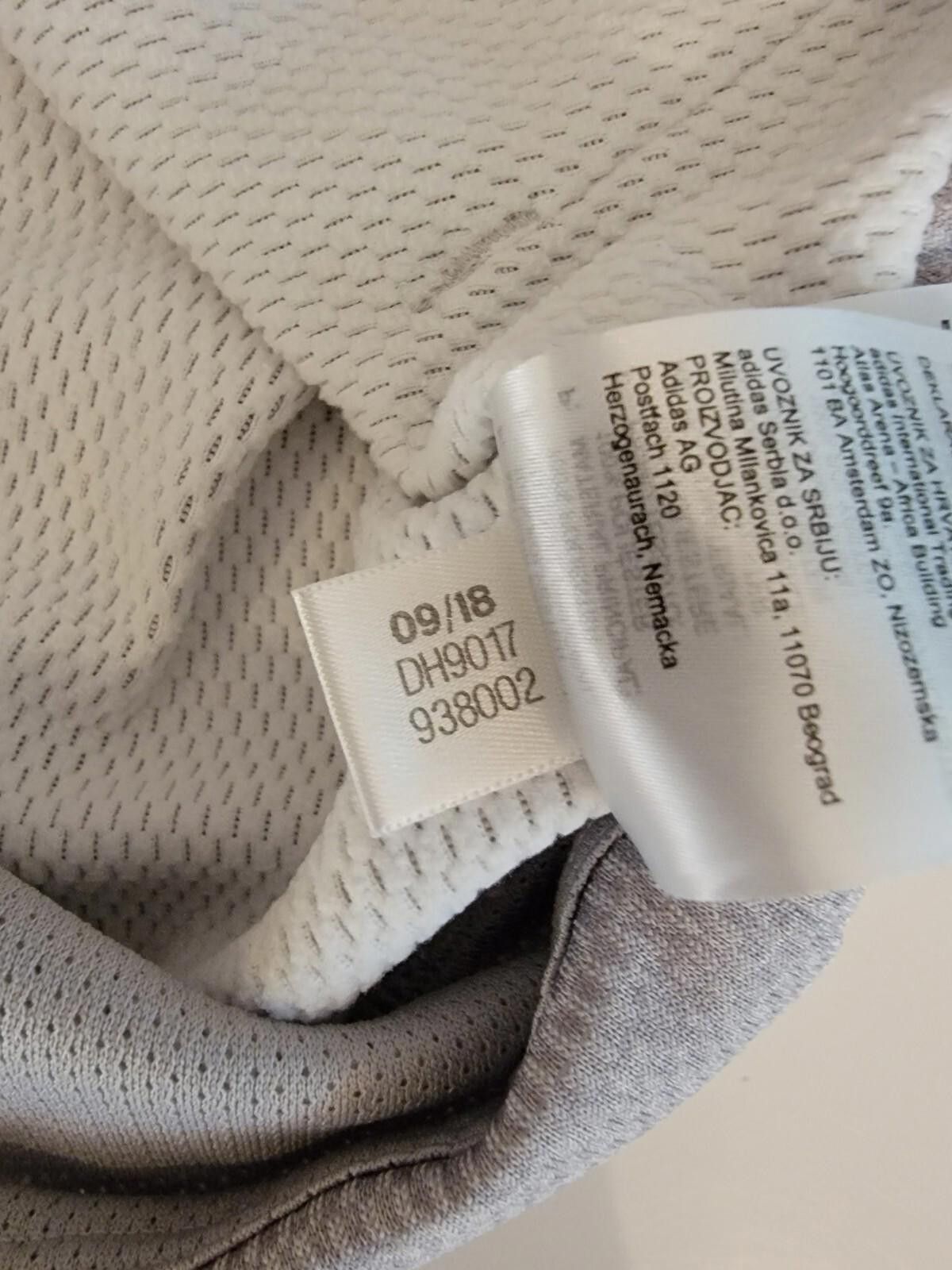 Adidas Adidas Mens Pullover Hoodie Sweater Light Gray Black Size L Size US L / EU 52-54 / 3 - 8 Thumbnail
