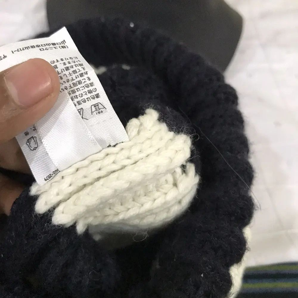 Japanese Brand × Uniqlo Uniqlo Stripe Jail Beanie Hat Size ONE SIZE - 6 Thumbnail