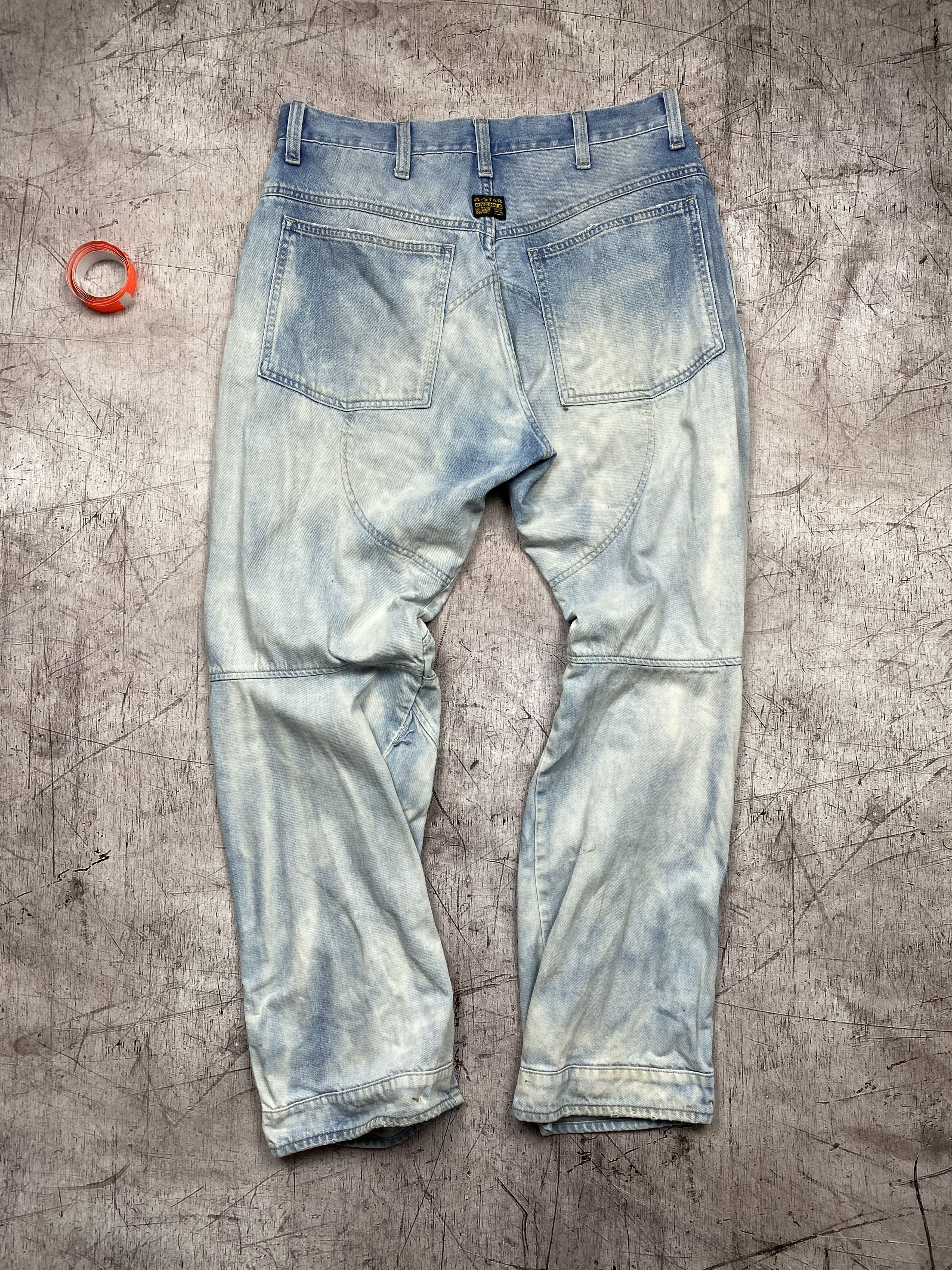 G-Star G Star Raw Vintage Mens Denim Pants Double Knee Jeans Size US 32 / EU 48 - 6 Thumbnail