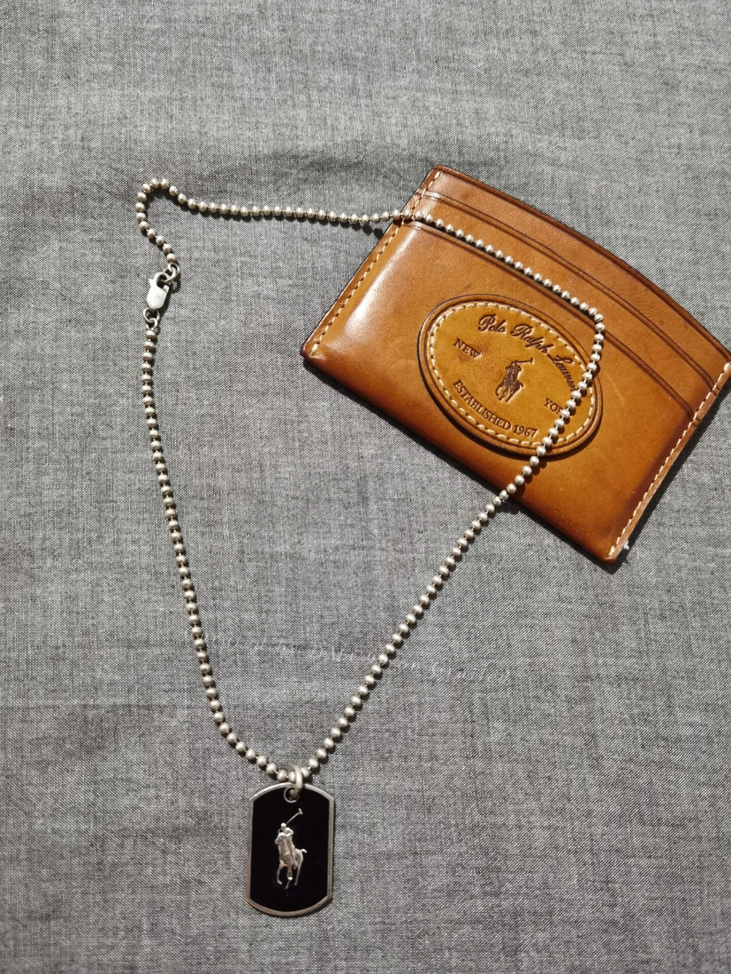 RRL Ralph Lauren Ralph Lauren Silver Dog Tag Necklace Size ONE SIZE - 1 Thumbnail