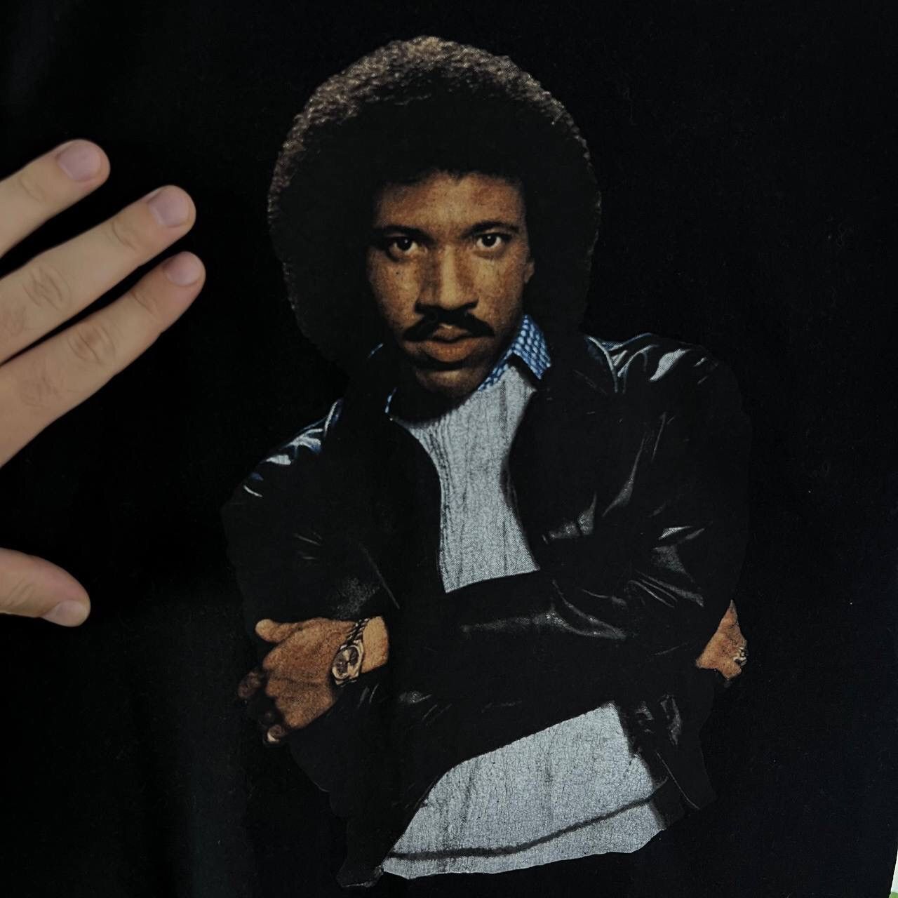 Band Tees Vintage Lionel Richie All Night Long T-shirt Lenny Kravitz Size US M / EU 48-50 / 2 - 3 Thumbnail