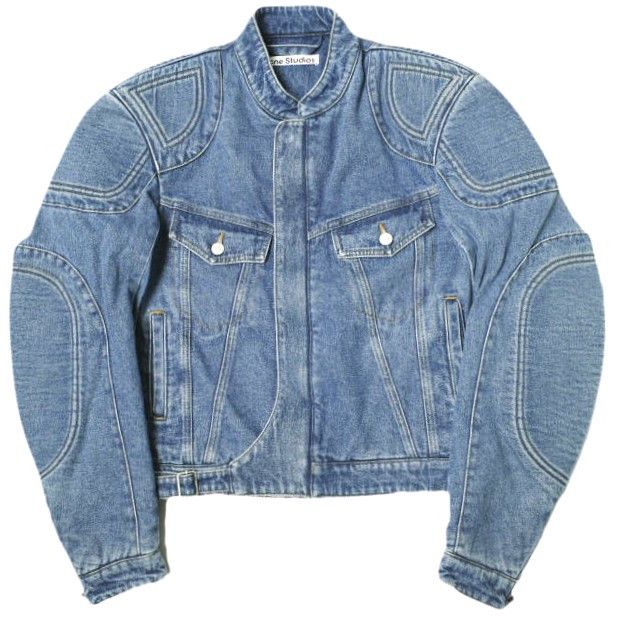 Acne Studios Acne Studios Acne Studios BIKER DENIM JACKET Denim Jacket Denim Outerwear FN-MN-OUTW001115 DUTY FREE for USA Size ONE SIZE - 1 Thumbnail