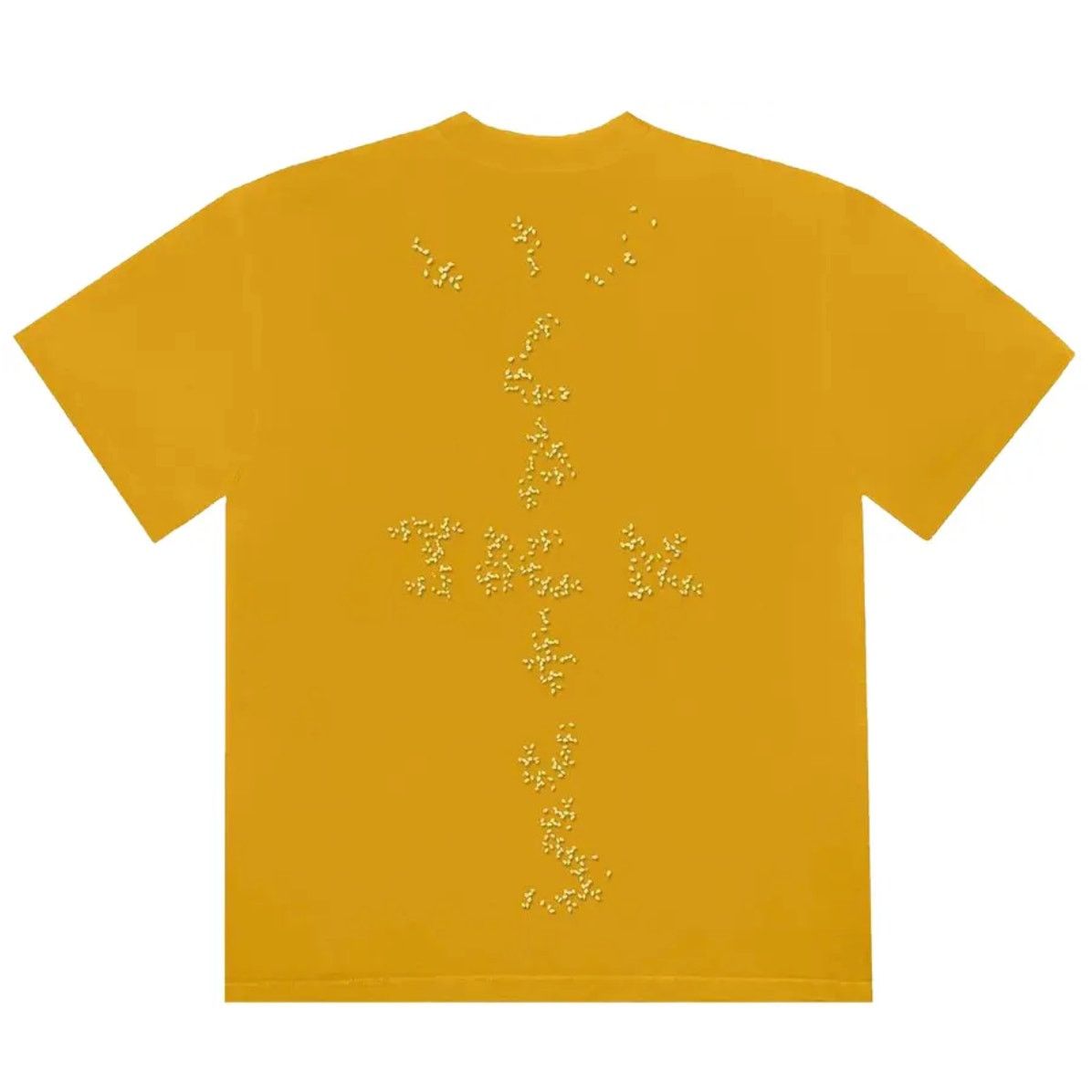 Travis Scott Cactus Jack x McDonald's Sesame Inv II T-Shirt Gold Size M Size US M / EU 48-50 / 2 - 2 Thumbnail