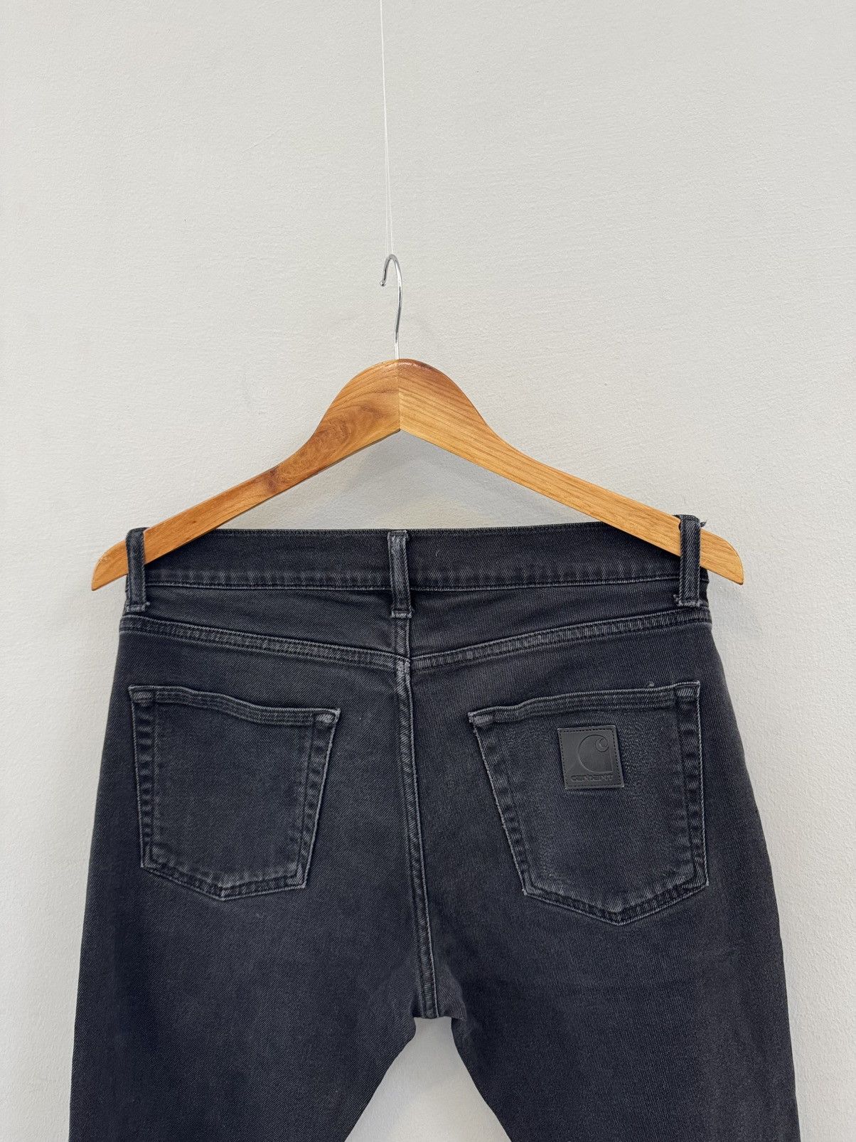 Carhartt × Carhartt Wip × Vintage Carhartt jeans Newel pant dark grey denim Size US 33 - 6 Thumbnail