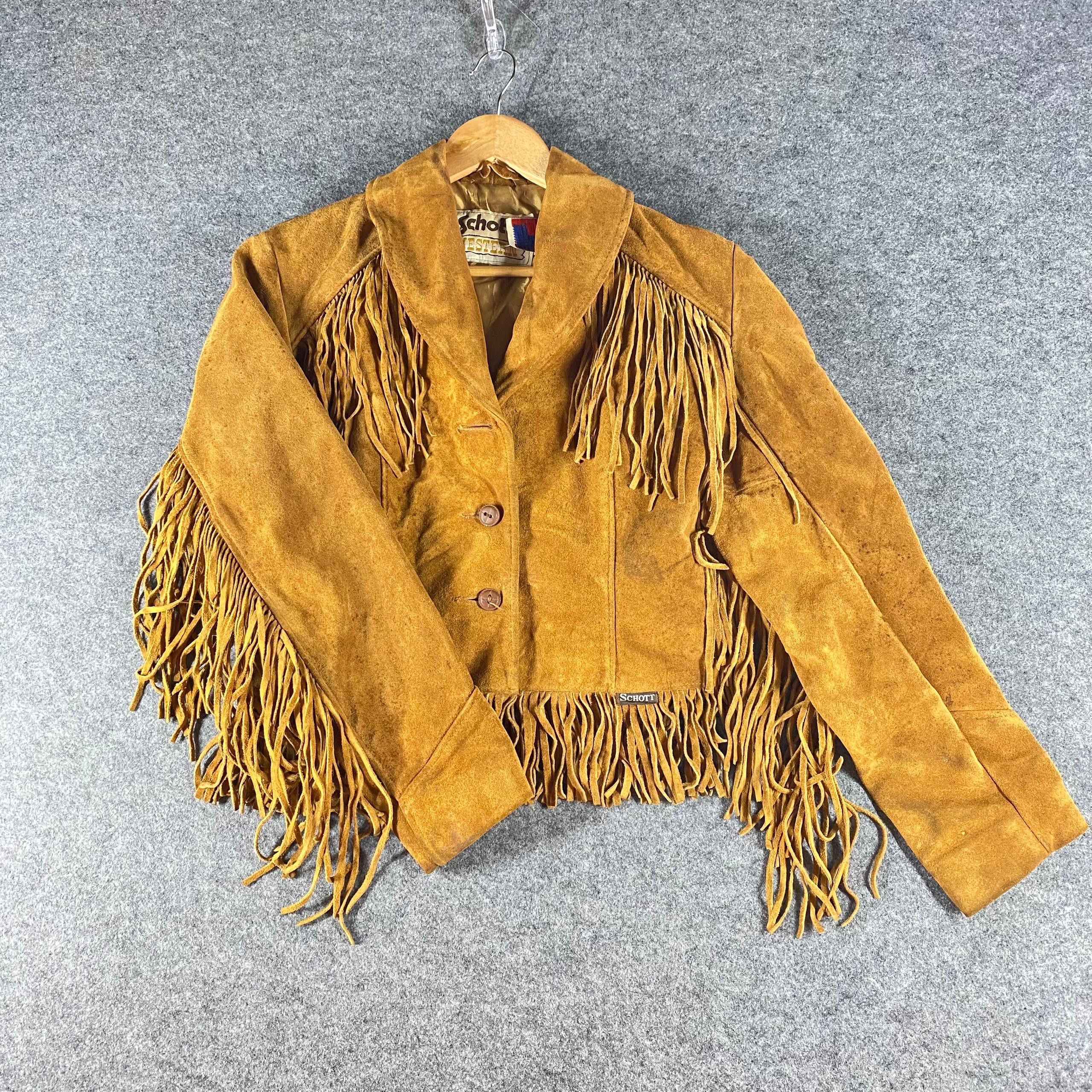 Schott Vintage 80s Schott Western Leather Motorcycles Jacket Size US M / EU 48-50 / 2 - 3 Thumbnail